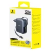 Мережевий зарядний пристрій Baseus EnerCore CJ11 100W USB-A/USB-C зі згортаємим кабелем USB-C Black (5932172695606)