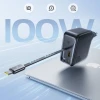 Мережевий зарядний пристрій Baseus EnerCore CJ11 100W USB-A/USB-C зі згортаємим кабелем USB-C Black (5932172695606)