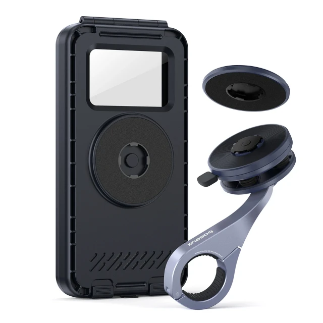 Тримач велосипедний Baseus PrimeTrip VB1 на кермо магнітний Grey (6932172695712)