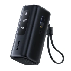Powerbank Baseus EnerGeek GX11 MiFi 20000mAh 67W з функцією Wi-Fi Black (6932172695743)