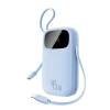 Powerbank Baseus EnerFill FC31 20000mAh 45W з дисплеєм з кабелями USB-C і Lightning Blue (E0028D03)