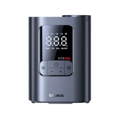 Бездротовий компресор Baseus GoTrip VA1 Super Mini з 3 насадками чорний (6932172695910)