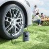 Бездротовий компресор Baseus GoTrip VA1 Super Mini з 3 насадками чорний (6932172695910)