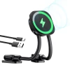Автотримач Baseus PrimeTrip C03sPro на панель з бездротовою зарядкою Чорний (6932172696061)