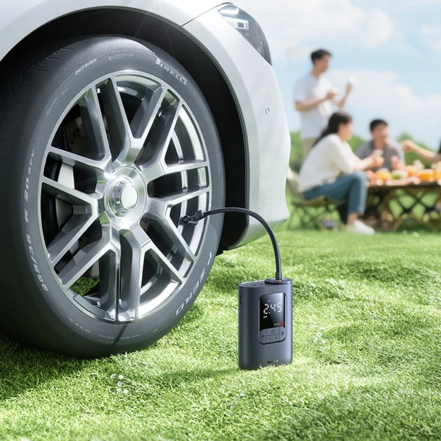 Бездротовий компресор Baseus GoTrip VA1 150 PSI 7500 mAh Dark Gray (6932172696085)