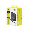 Адаптер подорожній Baseus EnerCore CG11 70W 6в1 зі згортаючим кабелем USB-C Black (6932172696474)