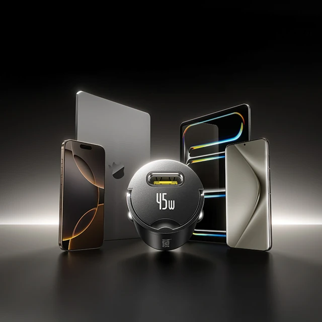 Автомобільна зарядка Baseus PrimeTrip VP2 45W USB-C з кабелем 60W USB-C to USB-C 1m Black (6932172696511)