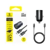 Автомобільна зарядка Baseus PrimeTrip VP2 45W USB-C з кабелем 60W USB-C to USB-C 1m Black (6932172696511)