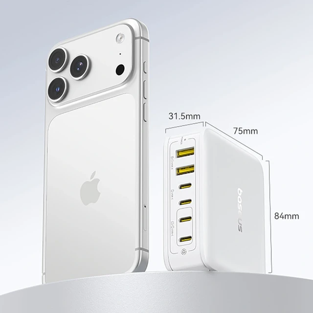 Зарядна станція Baseus EnerFill FH21 120W 4xUSB-C + 2xUSB-A White (6932172698324)