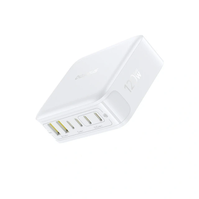 Зарядна станція Baseus EnerFill FH21 120W 4xUSB-C + 2xUSB-A White (6932172698324)