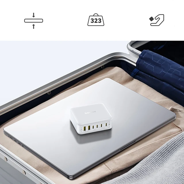Зарядна станція Baseus EnerFill FH21 120W 4xUSB-C + 2xUSB-A White (6932172698324)