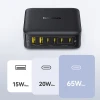 Зарядна станція Baseus EnerFill FH21 120W 4xUSB-C + 2xUSB-A Black (6932172698331)