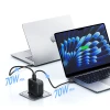 Мережевий зарядний пристрій Baseus EnerFill FH11 GaN 140W 3xUSB-A + 1xUSB-C чорний (6932172698812)