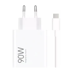 Зарядное устройство Xiaomi HyperCharge Combo 90W 6.1A USB-A с кабелем USB-C White (6932554435943)