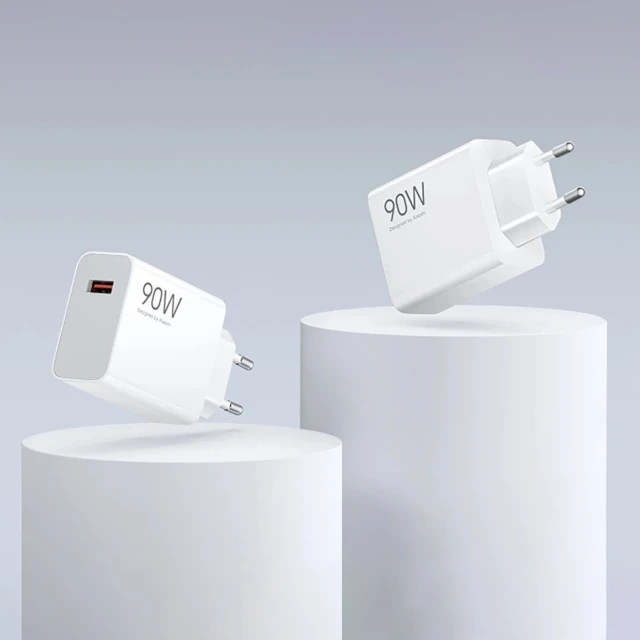 Зарядний пристрій Xiaomi HyperCharge Combo 90W 6.1A USB-A з кабелем USB-C White (6932554435943)