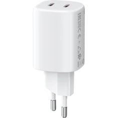 Мережевий зарядний пристрій Xiaomi 45W Nano Turbo Charging 2 порти EU (6932554443955)