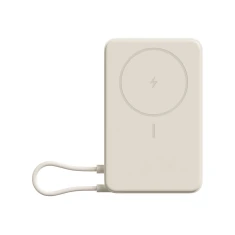Портативний зарядний пристрій Xiaomi 10000 mAh зі вбудованою підставкою Beige (6932554473754)