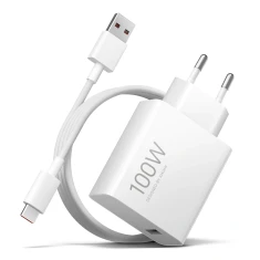 Мережевий зарядний пристрій Xiaomi MY-19-ER 100W 6.1A 1 x USB-A з кабелем USB-C White (6932554485337)