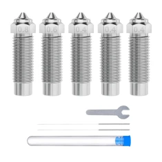 Набір наконечників ELEGOO Neptune 4 Plus/4 Max закалені (0,4 mm x3, 0,6 mm x1, 0,8 mm x1) (50.204.0090)