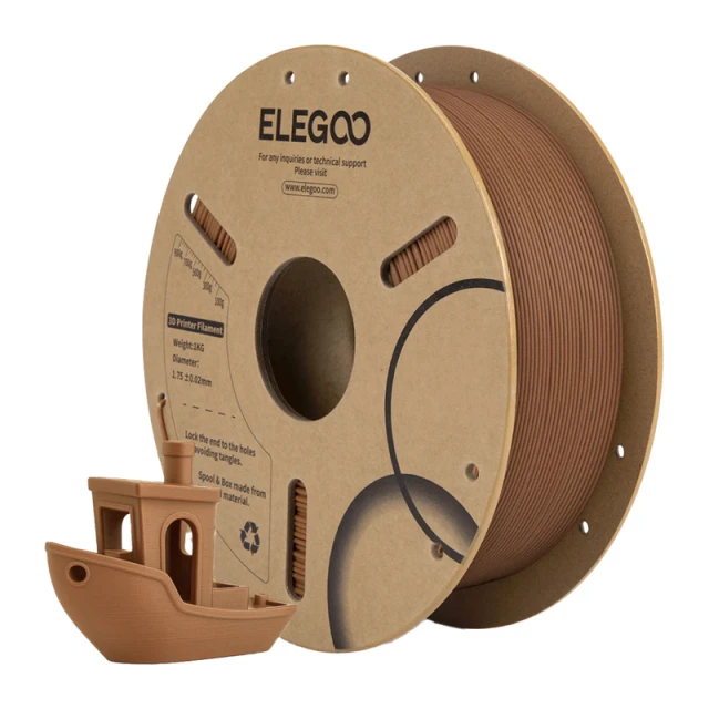 Філамент PLA Wood Дуб індійський ELEGOO