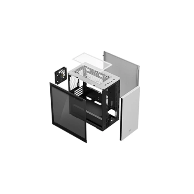 Корпус Deepcool MACUBE 110 WH mATX White (6933412714392)