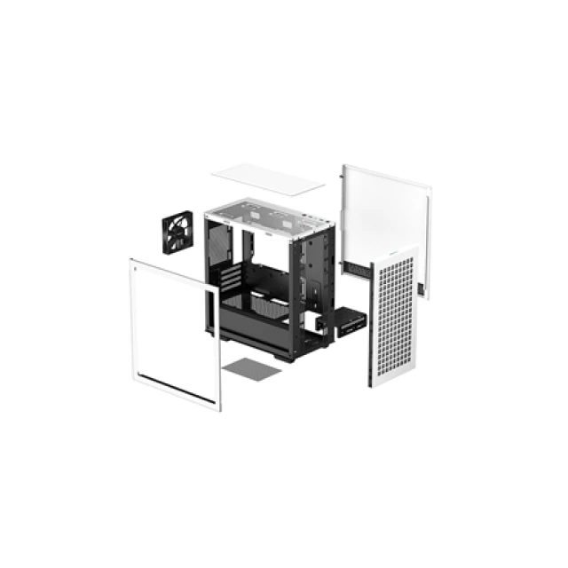 Корпус для ПК Deepcool CH370 Micro ATX White (6933412715078)