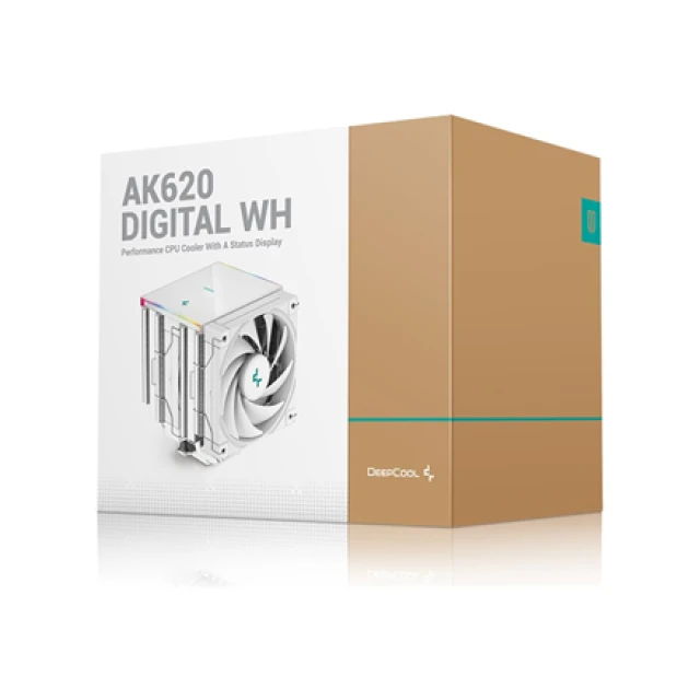 Повітряне охолодження процесора Deepcool AK620 White (6933412728238)