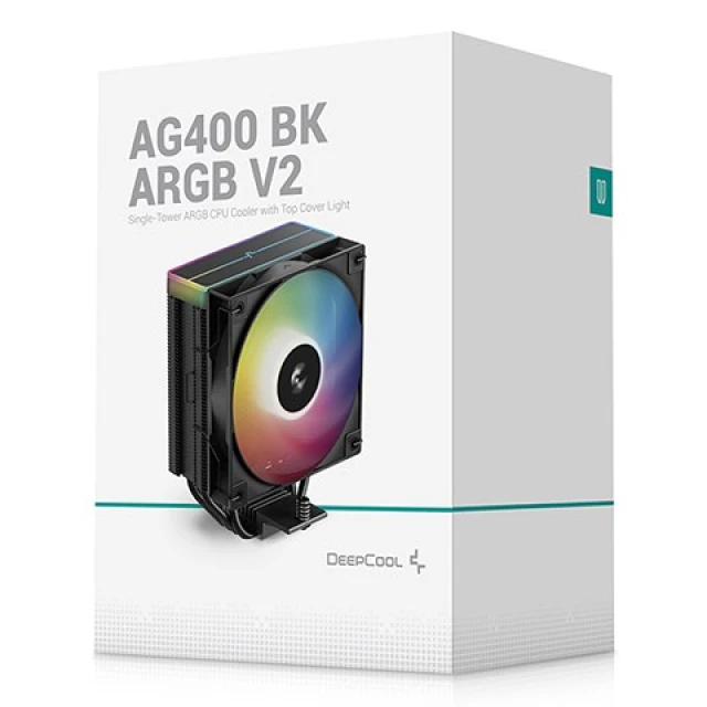 Кулер для процессора Deepcool AG400 BK ARGB V2 (6933412729310)