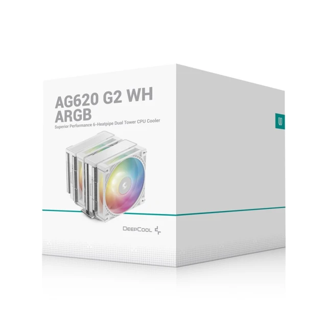 Процесорний кулер Deepcool AG620 G2 WH ARGB White (6933412729921)
