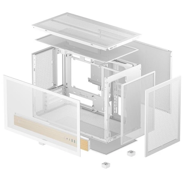 Корпус Deepcool CH260 WOOD White (6933412765660)