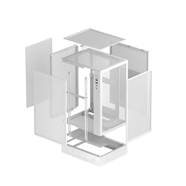 Корпус для ПК Deepcool CH170 Digital Mini ITX White (6933412774211)