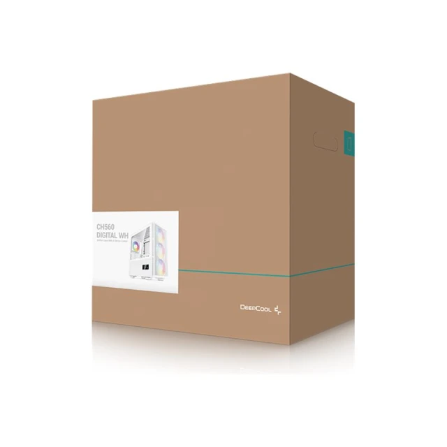 Корпус для ПК Deepcool CH560 Digital Mid-Tower White (6933412774877)