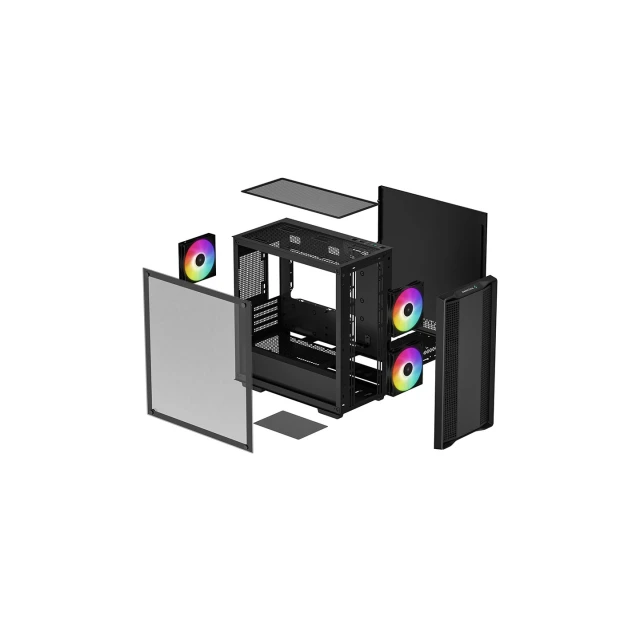 Корпус Deepcool CC360 Micro-ATX Black (6933412774976)