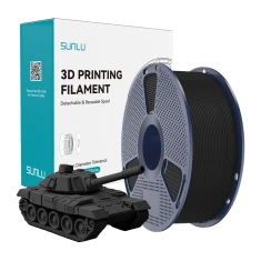 Філамент Sunlu PLA+ High-Speed 1.75mm 1kg Black (6933582314170)