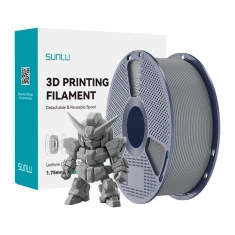 Філамент SUNLU PLA+ 2.0 1.75mm 1kg Gray (PLA+ 2.0 Gr)