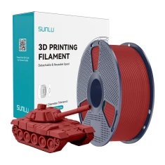 Філамент SUNLU PLA+ High-Speed 1.75mm 1kg Red (PLA+ H-S R)
