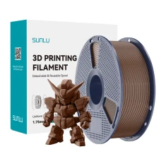 Філамент Sunlu PLA+ 2.0 1.75mm 1kg Brown (PLA+ 2.0 CB)