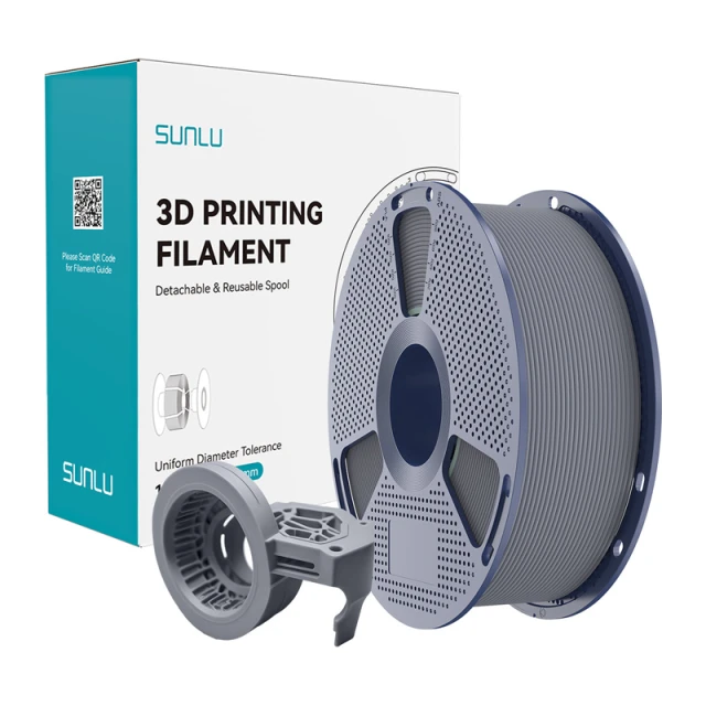 Філамент SUNLU PETG High-Speed Matte 1.75mm 1kg Gray (PETG H-S M Gr)