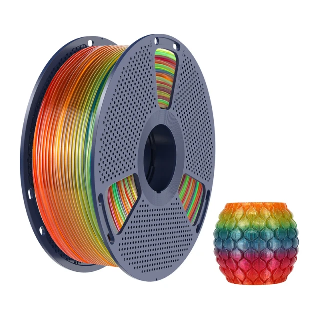 Філамент Sunlu PLA 1,75 мм 1 кг Rainbow 01 Clear (PLA T R 01)