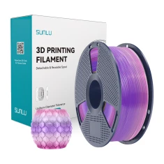 Філамент SUNLU PLA 1.75mm 1kg Rainbow 03 Clear (PLA T R 03)
