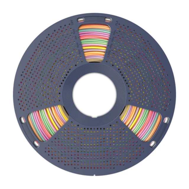 Филамент Sunlu PLA+ Silk 1.75mm 1kg Rainbow 01 (PLA+ Silk R 01)