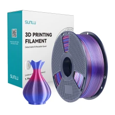 Філамент Sunlu PLA+ Silk 1.75mm 1kg Rainbow 02 (6933582315542)