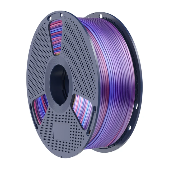 Филамент Sunlu PLA+ Silk 1.75mm 1kg Rainbow 02 (6933582315542)