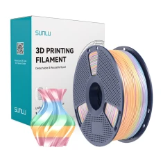 Філамент Sunlu PLA+ Silk 1.75mm 1kg Rainbow (PLA+ Silk R 04)