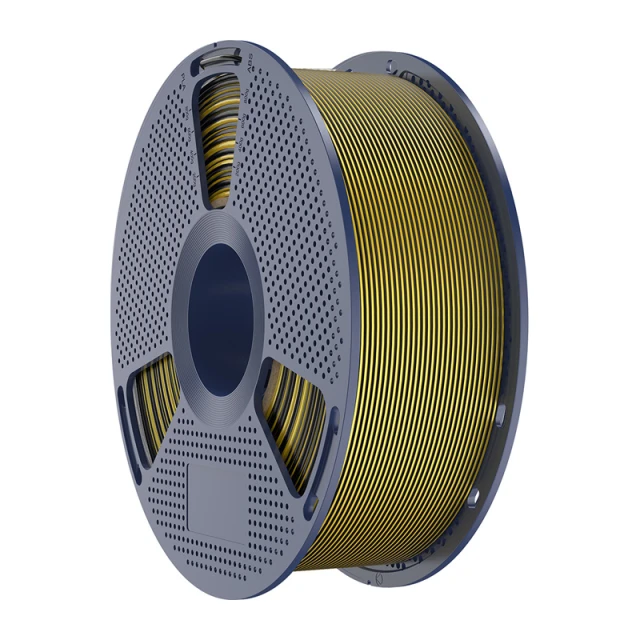 Філамент SUNLU PLA+ Silk Dual Color 1.75mm 1kg Black-Gold (PLA+ Silk DC B Go)