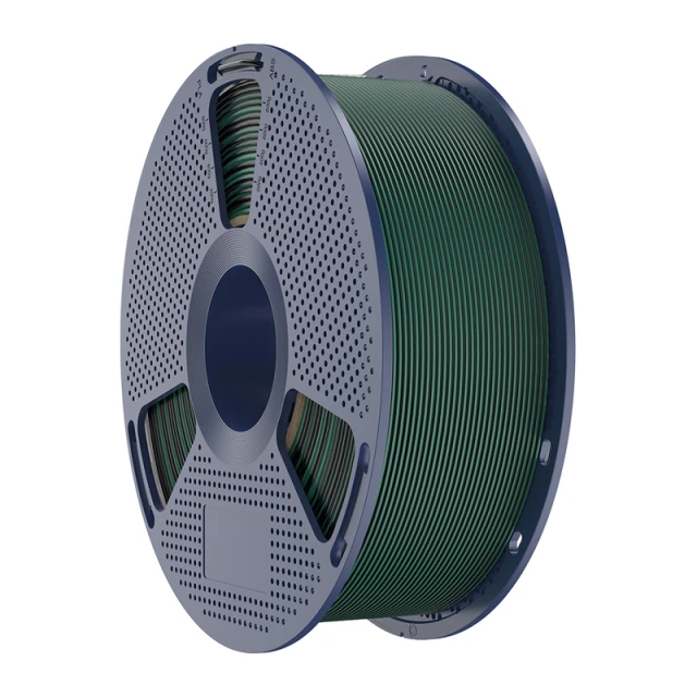 Філамент SUNLU PLA+ Silk Dual Color 1.75mm 1kg Black/Green (PLA+ Silk DC B G)