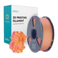 Філамент Sunlu PLA+ Silk Dual Color 1.75mm 1kg Pink-Gold (PLA+ Silk DC P Go)