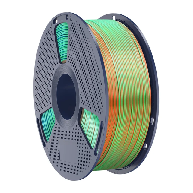 Філамент SUNLU PLA+ Silk Tri-Color 1.75mm 1kg Multicolor (PLA+ Silk TC O Blu G)