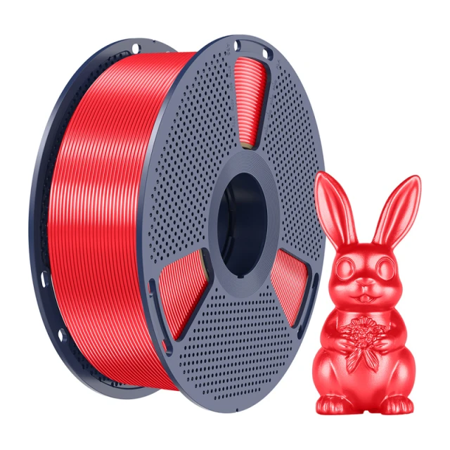 Філамент Sunlu PLA+ Silk 1.75mm 1kg Red (PLA+ Silk R)