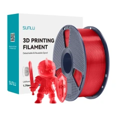 Філамент SUNLU PLA+ 1.75mm 1kg Red (PLA+ TR)
